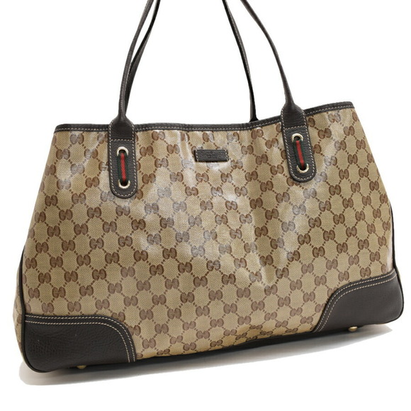 Gucci Beige Tote Shoulder Bag Bag Crystal GG - Picture 1 of 8